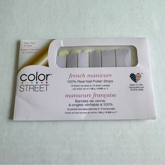 *Exclusive* Color Street: Read My Tulips | Lavender French Tips Manicure Spring - Picture 3 of 8